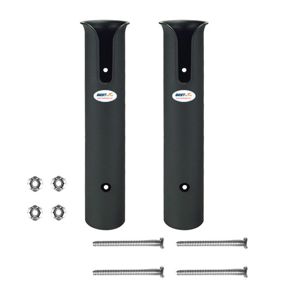 

2pcs fishing rod holder rack tool mount socket tube link tackle marine boat