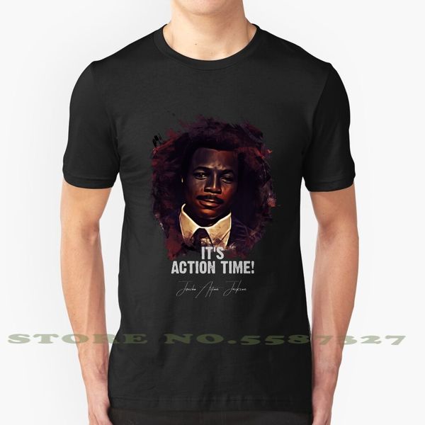 

it`s action time - sgt. jericho 'action' jackson - carl weathers summer funny t shirt for men women movies video movie film
