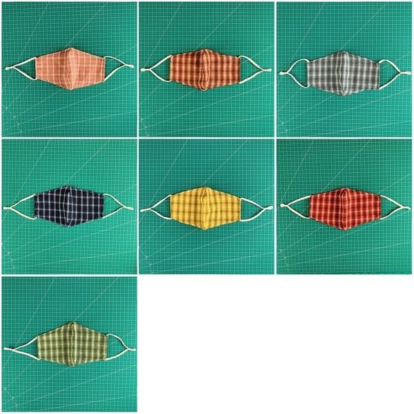 

2020 new fashion face mask reuseable mascarilla anti haze respirator lattice riding sunscreen dust prevention no filter 4 9my d2