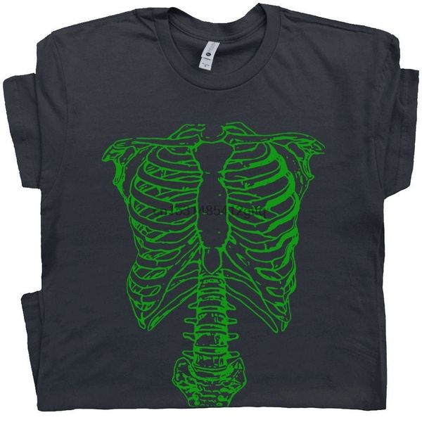 

green skeleton t shirt spinal tap t shirt vintage rock tee retro punk t shirt occult cult movie donnie darko rib cage mens s