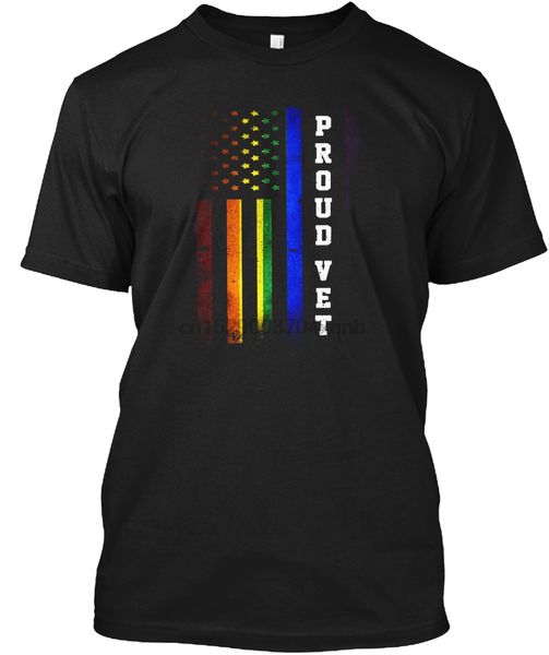 

men t shirt pride proud veteran rainbow usa flag lgb women tshirt