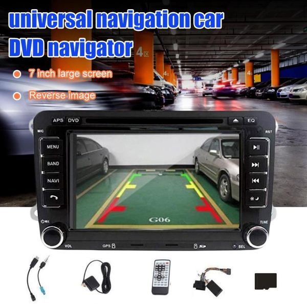 

letouch car radio bluetooth stereo 7 inch 2 din hd gps navigation stereo support dvd-cd-radio-sd card-usb + backup camera car dvd