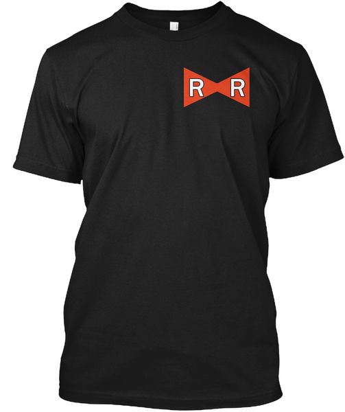 

android 17 red ribbon army - r popular tagless tee t-shirtshort sleeve tee shirt