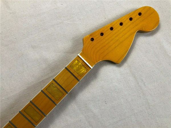 

electric guitar neck maple 21 fret maple fingerboard 25.5inch gloss diy