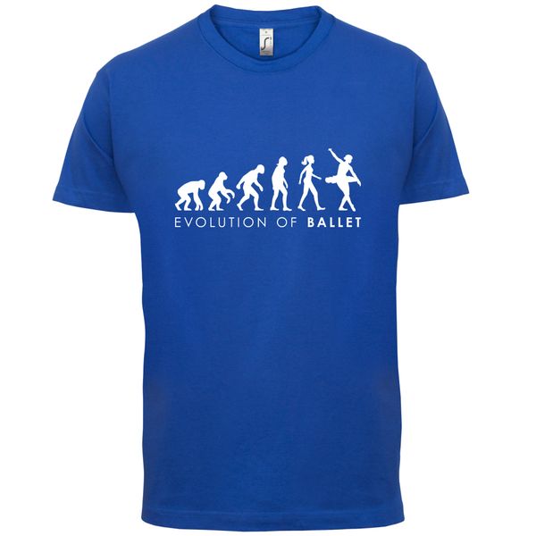 

evolution of woman ballet - mens t-shirt - dancer / dancing short sleeves o-neck t shirt tshirt homme