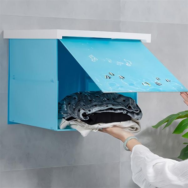

punching storage box bathroom mural storage cabinet clothes arranging racks