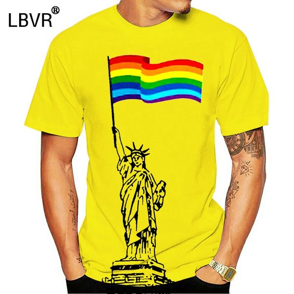 

men t shirt lgbt flag pride statue of libert women t-shirt