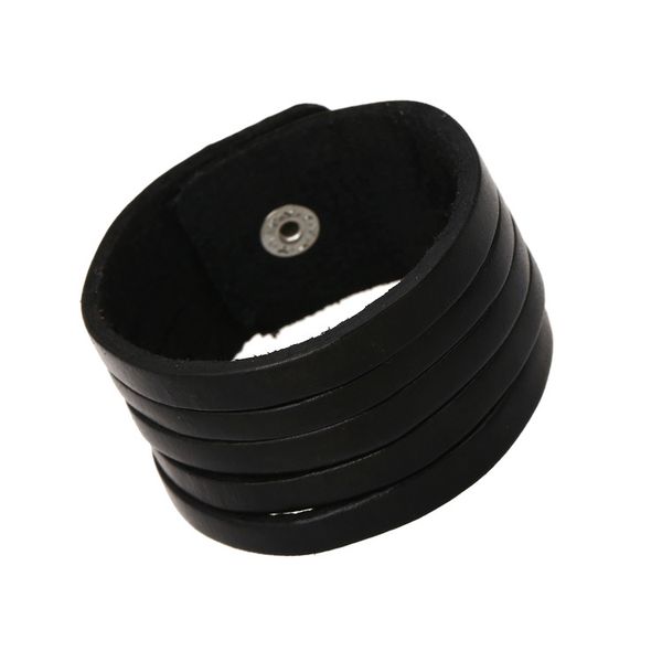 

black punk bracelet jewelry new arrival popular brand bracelet genuine leather adjustable bracelets, Golden;silver