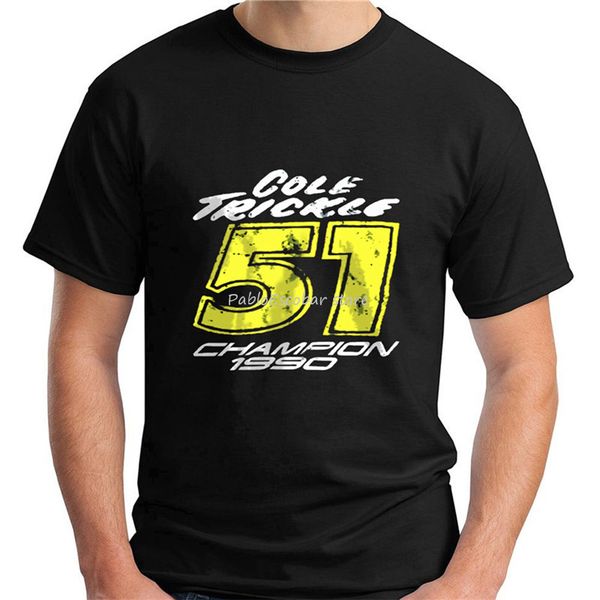

new cole trickle 51 symbol days of thunder movie black t-shirt size s-5xl men women new fashion tshirt