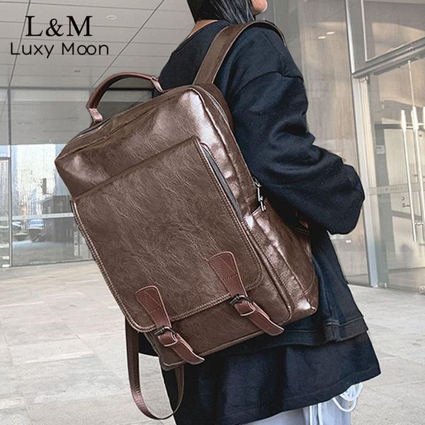 

fashion lappu schoolbag backpack student vintage school bagpack female for backpacks bag college men xa680h leather women vrduv bdehome
