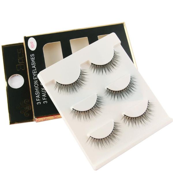 

false eyelashes natural fake lashes makeup 3d fluffy strip long party black thick aug