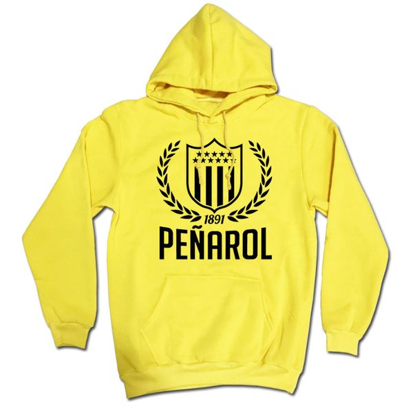 

uruguay ca penarol hoodies sweatshirts men casual apparel sweatshirts hooded hoody spring autumn season lightweight 61, Black