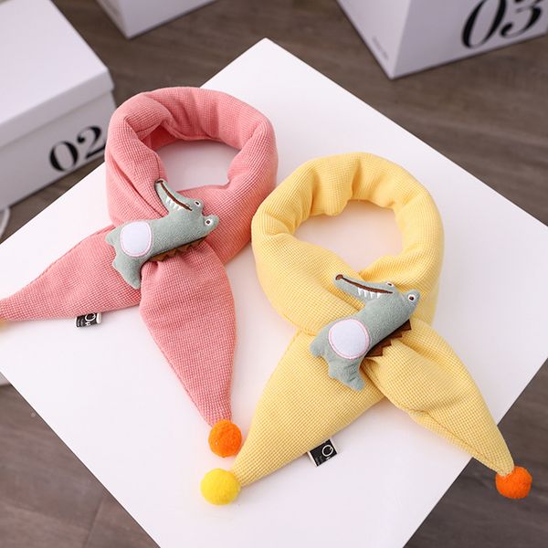 

scarves children's scarf bib dinosaur standard children winter warm baby, Blue;gray