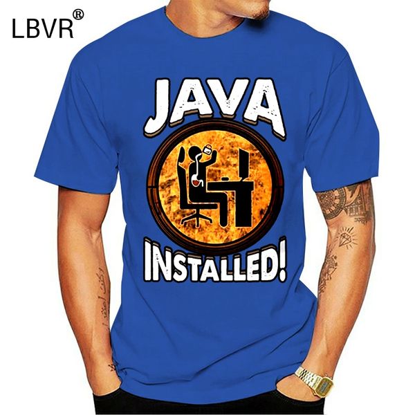 

men tshirt coffee java installed t shirt women t-shirt tees top