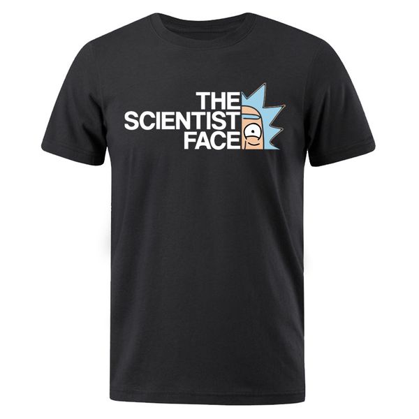 

cartoon anime t shirt male fashion the science face men's t-shirts casual summer clothing t shirts cotton brand tees shirt