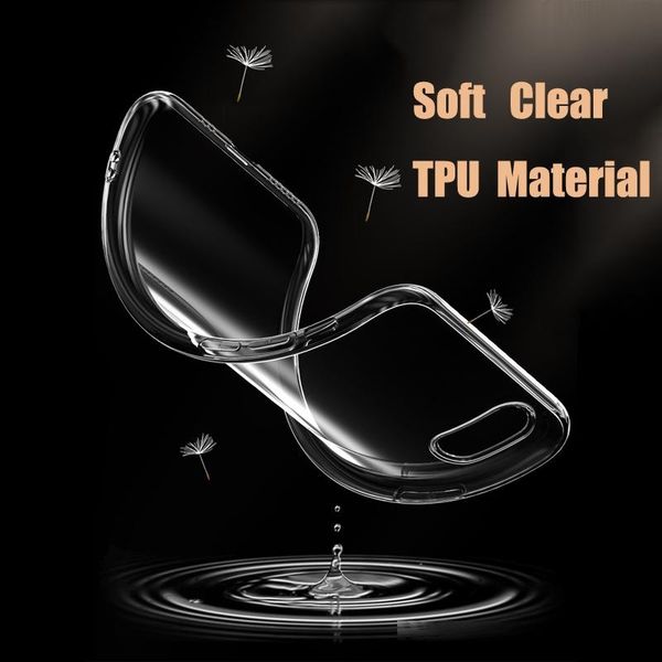 

clear silicon soft tpu case for 7 8 6 6s plus 7plus 8plus x xs max xr transparent phone case for iphone 6splus