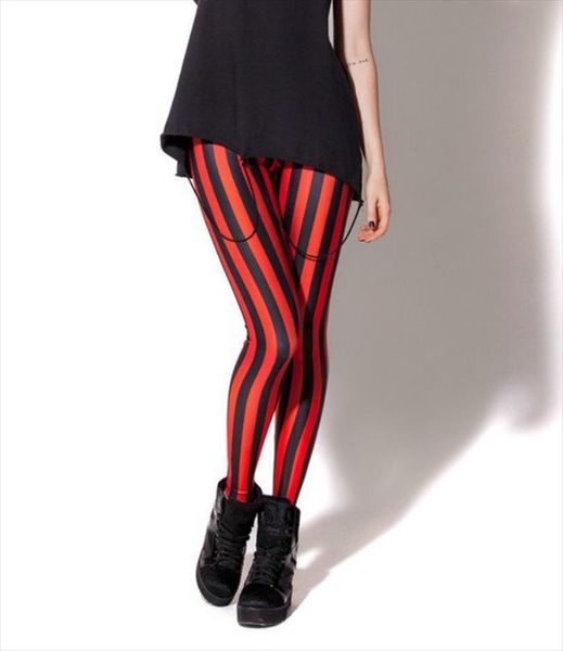 

5 patterns vertical striped red workout leggings s to 4xl plus size pink white black fitness womens pants