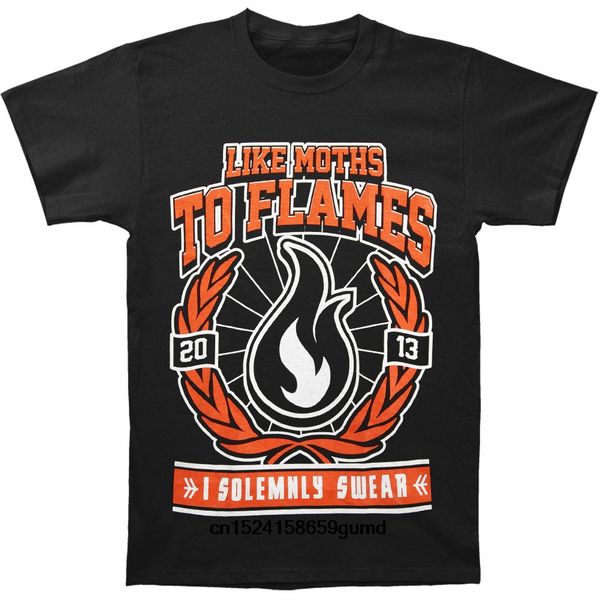 

funny men t shirt women novelty tshirt like moths to flames i solemnly swear t-shirt