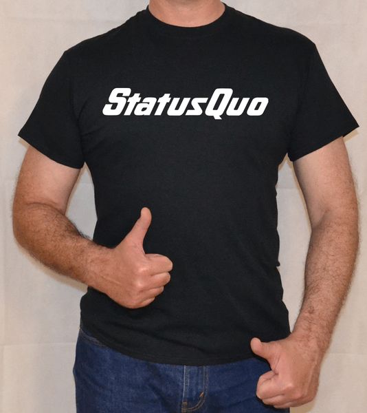 

2019 новое прибытие brand-одежда печатные футболки прохладный остояние quo, музыка, рок, fun, тенниску человека вскользь футболочку