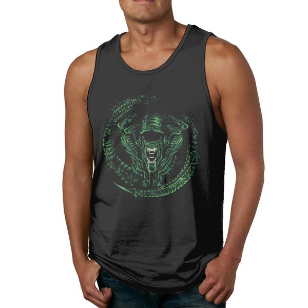 

лето чужеродного пакт cotton tank top graphic печать crewneck рукава жилет