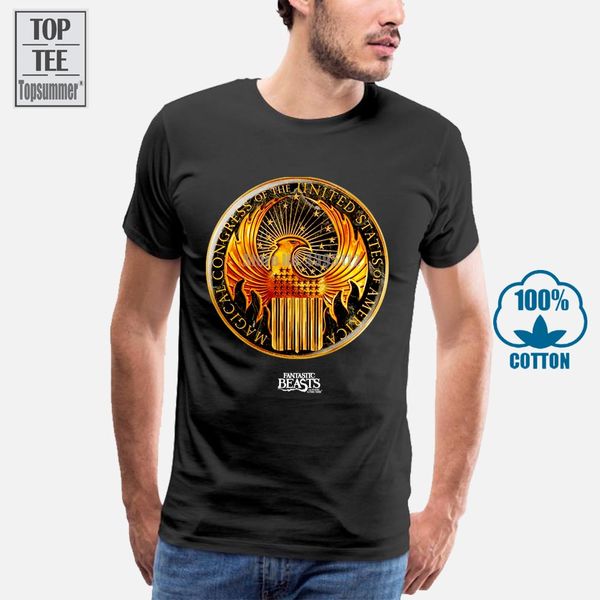 

fantastic beasts and where to find them macusa symbol t shirt