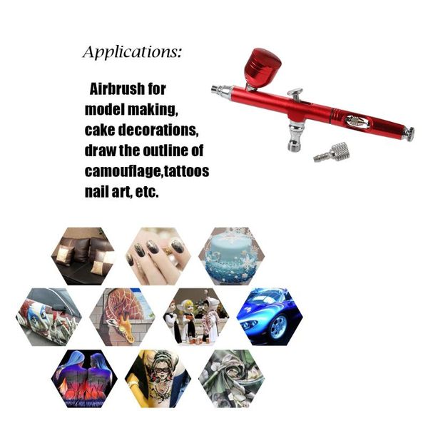 

spray pump pen portable mini size air compressor set for art painting tattoo craft cake spray model beautiful airbrush kits