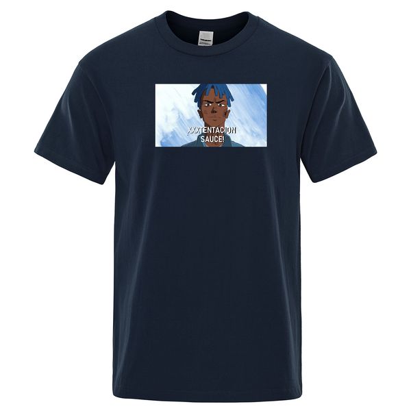 

men's t shirt rapper singer xxxtentacion print harajuku o-neck short sleeve cool t-shirt 2019 summer casual cotton men tees
