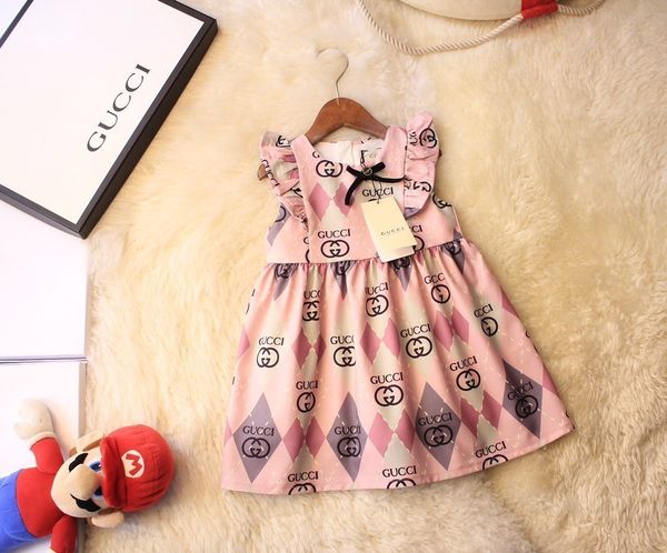 

girls dresses kids clothes girl casaul dress baby clothes0hyu, Red;yellow