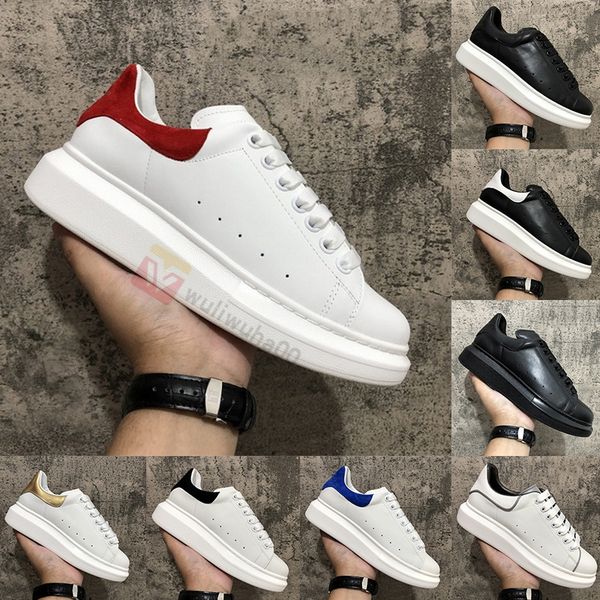 

2020 luxe fashion men women shoes black white leather velvet platform womens sneakers laides girls trainers dress casual shoe chaussures