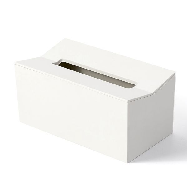 

tissue boxes & napkins kitchen box cover napkin holder for paper towels dispenser wall mounted container wipes white