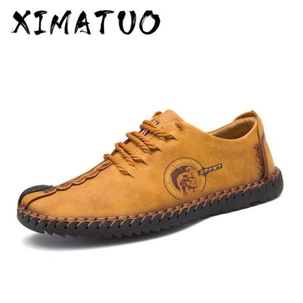 

2020 new comfortable big size 38-46 casual shoes loafers men shoes quality split leather men flats moccasins, Black