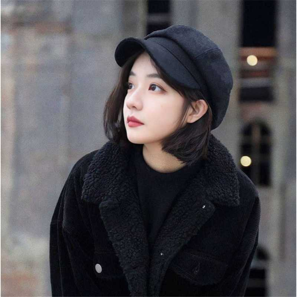 

british style faux suede beret men womens fall winter boinas hombre newsboy hat fashion painter baret cap french octagonal hats, Blue;gray