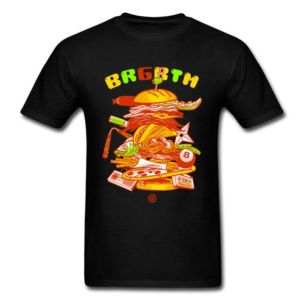 

hipster burger time t shirts gamer men taco lover t-shirt black mens tees cotton tshirts geek designer clothes wholesale