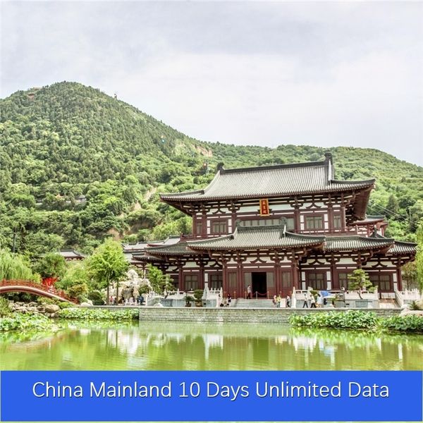

china mainland vpn 10 days unlimited global roaming travel data simcard prepaid tourism internet card price good speed network surfing