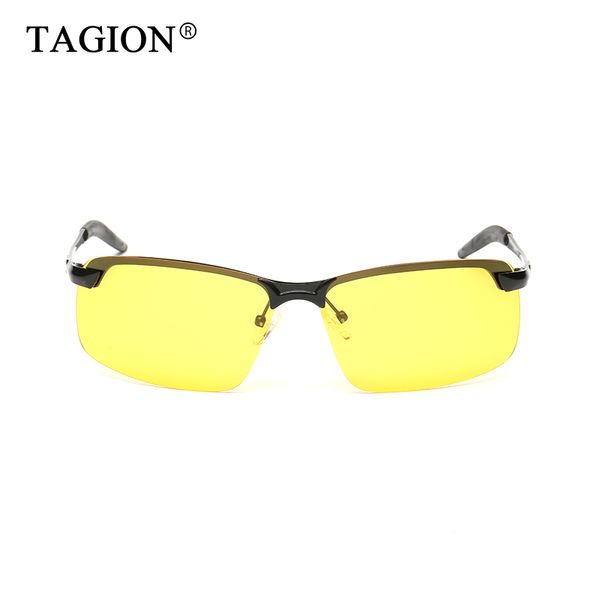 

sunglasses 2021 tagion yellow polarized night vision glasses brand designer driving eyeglasses for man, White;black