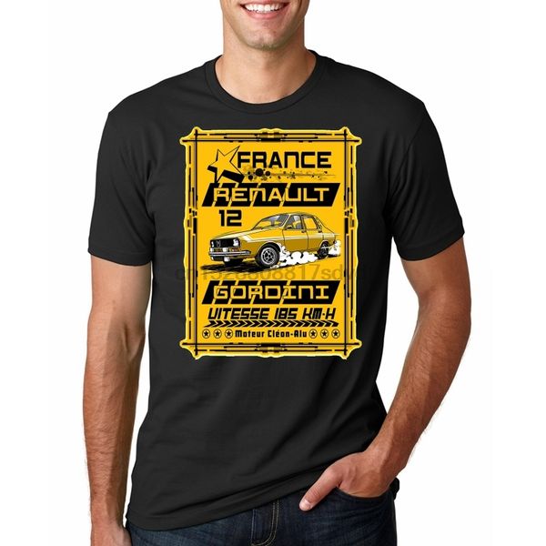 

футболка мужчины смешной tshirt renault 12 gordini graphic мужчины t-shirt