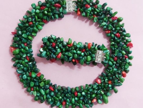 

df-288 # самый популярный в этом году коралловое ожерелье, 44, Silver