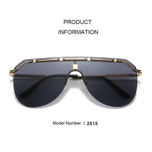 

sunglasses unique one piece for women vintage brand clear black square sun glasses men alloy uv400 gradient shades fml, White;black