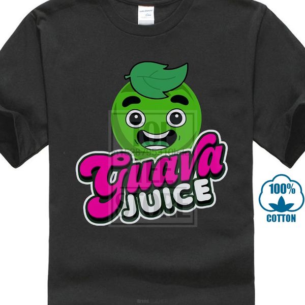 

guava juice t shirt custom printed 100% cotton t-shirts youtuber kids boys girls fans b71 new funny tee ing
