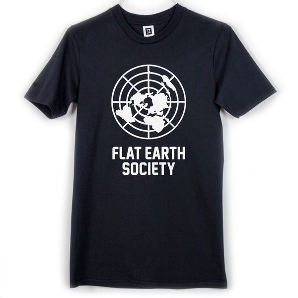 

summer style new t shirt men flat earth society t-shirt - truth movement, flatearth theory, cult, funny, tee funny casual tee