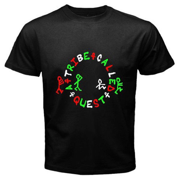 

a tribe called quest *logo atcq rap hip hop music men's black t-shirt size s-3xl t shirt summer famous clothing
