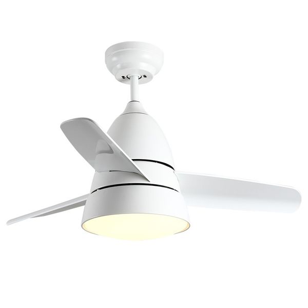 

modern mini traditional ceiling fan with light lamp family living dining children's room girl led lamp with remote control