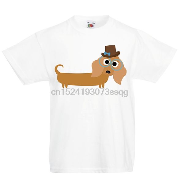 

такса собака cute kids футболка дети мальчики девочки unisex top