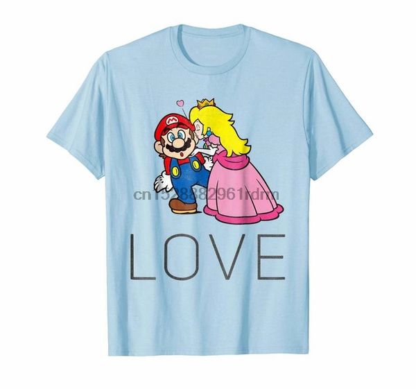 

clothing super mario princess peach kiss love graphic t shirt