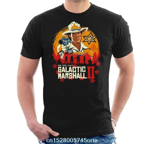 

printed camiseta galactic marshal bravestarr redemption ii men's t-shirt 100% cotton women tee shirt