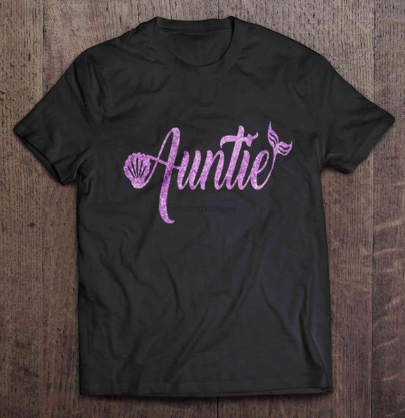 

men t shirt mermaid auntie women t-shirt