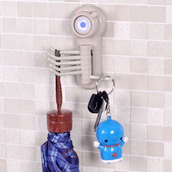 

multifunctional strong vacuum wall sucker bathroom six hook kitchen wall hanger storage rack organizer with suction cup