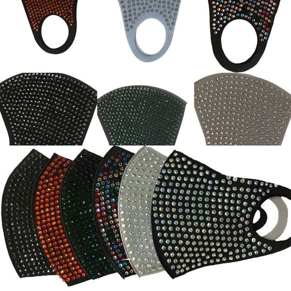 

алмазный bling bling пыле защитная маска моды рм2,5 mouth маски моющийся многоразовый fi8e