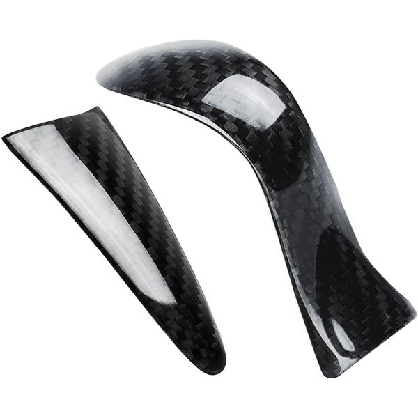 

fits for 2014-2020 infiniti q50 carbon fiber steering wheel center trim+ shift knob cover