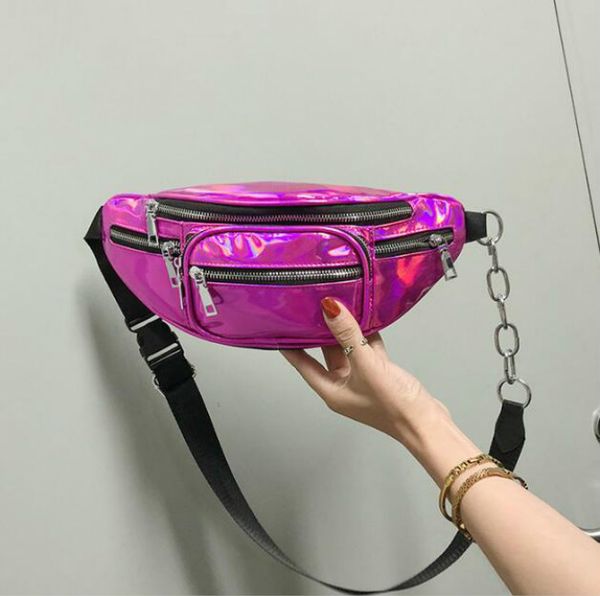 

wholesale women waist bag pu new fashion crossbody bag laser shoulder bags wholesale handbags purses